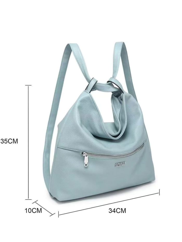 Bolso mochila convertible con bolsillo frontal