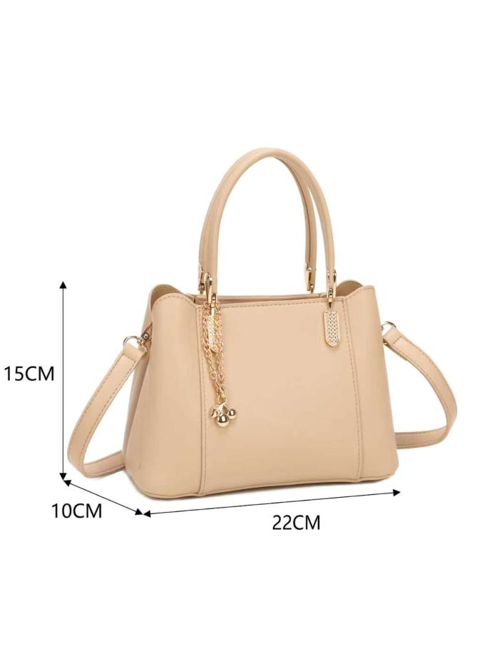 Bolso de mano mini con colgante de cadena