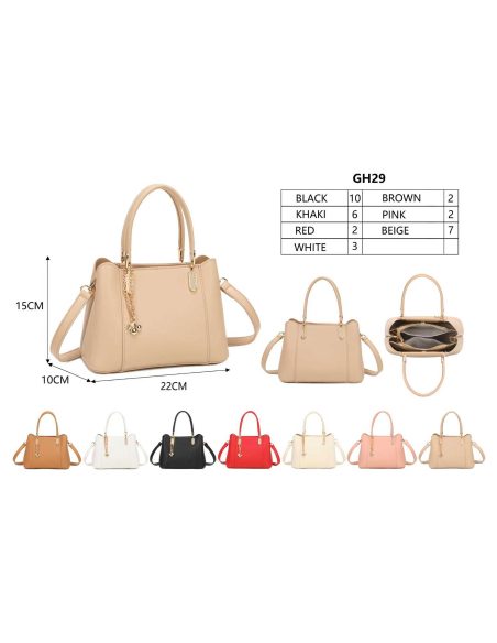 Bolso de mano mini con colgante de cadena