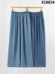 Pantalón wide leg símil denim pierna ancha bolsillos