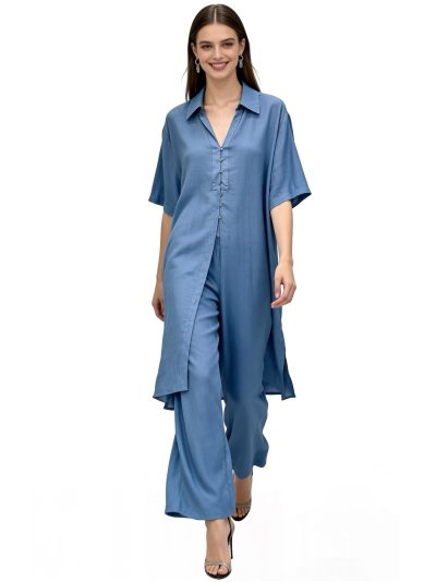 Conjunto camisa larga + pantalón