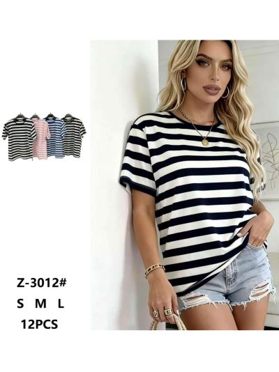 Camiseta rayas anchas básica 2