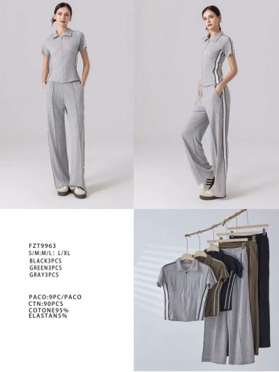 Conjunto chaqueta cremallera + pantalón bandas laterales 2