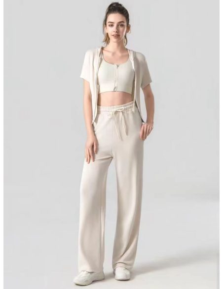 Sportjacken-Set mit Kapuze und Reißverschluss + Hose