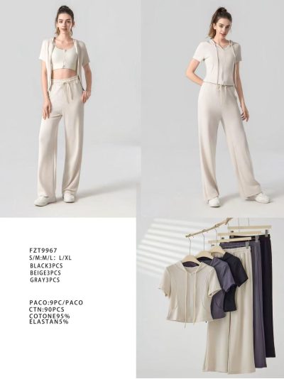 Conjunto chaqueta sport capucha y cremallera + pantalón 2