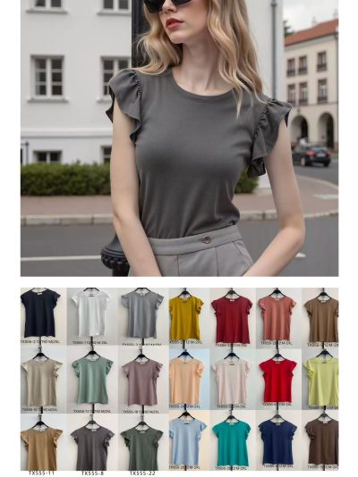 Camiseta manga volante 2