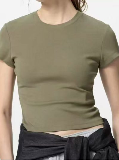 Maglietta basic a coste