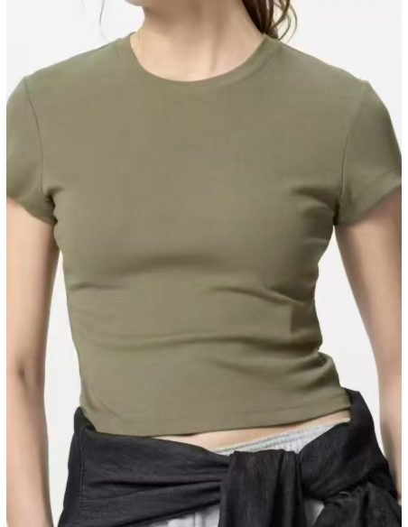 Maglietta basic a coste