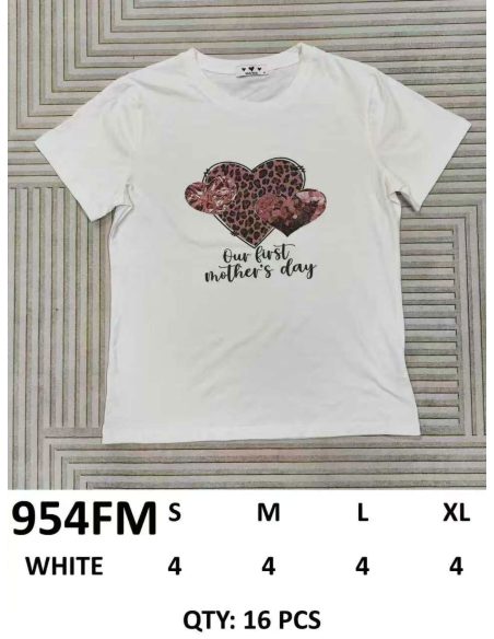 Camiseta Our first mothers day corazones