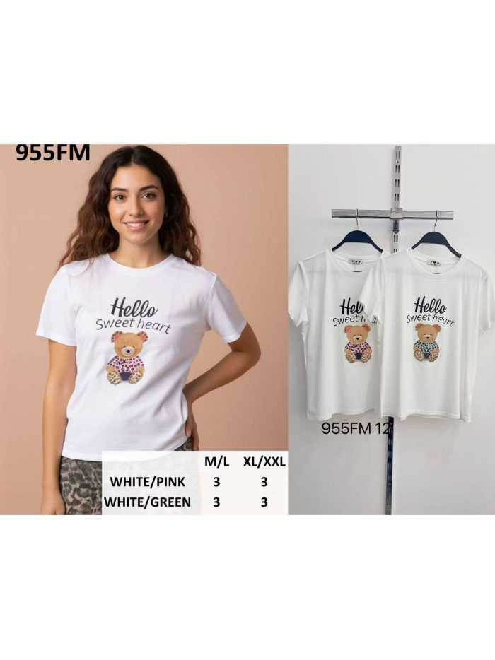 T-shirt Hello Sweet Heart Bear