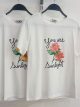 Camiseta You are Sunlight flores