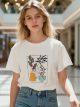 Camiseta estampada botánico