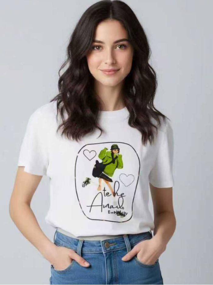 Girl illustration t-shirt