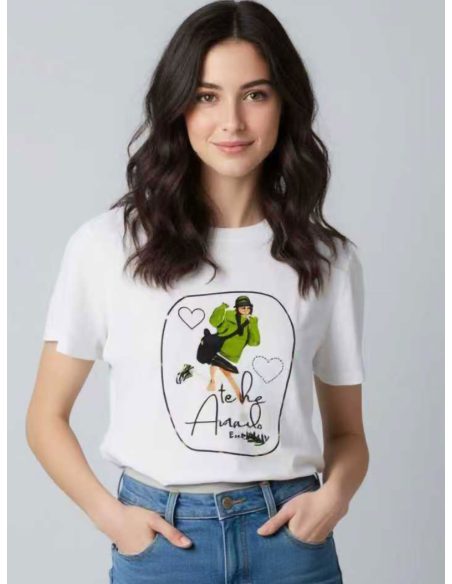 Girl illustration t-shirt