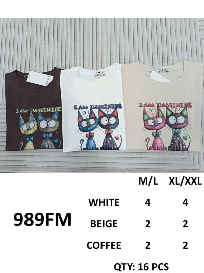 Camiseta gatos I am imagining 2