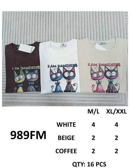 Ich stelle mir ein Katzen-T-Shirt vor.