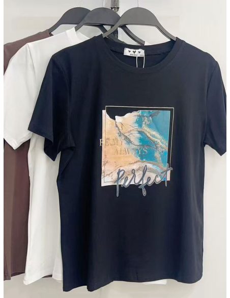 Perfekt bedrucktes T-Shirt