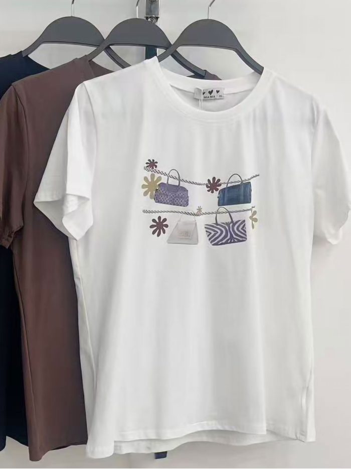 Camiseta estampada stylish Bags