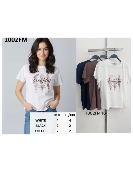 Camiseta estampada Beautiful