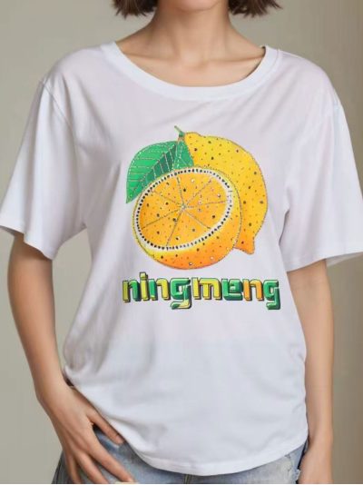 Camiseta estampada limón