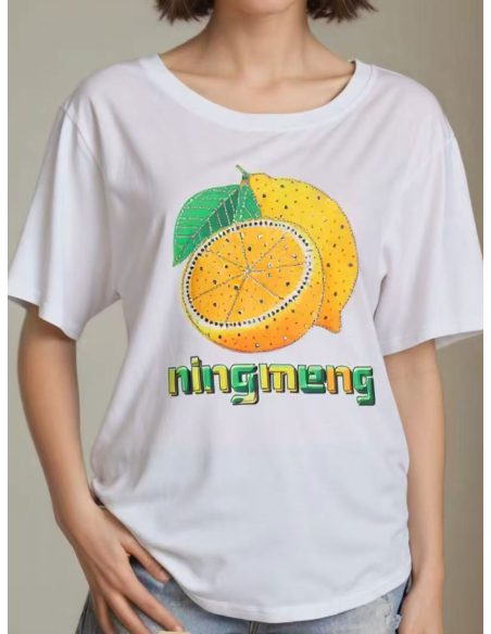 Camiseta estampada limón