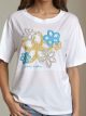 T-shirt à imprimé floral