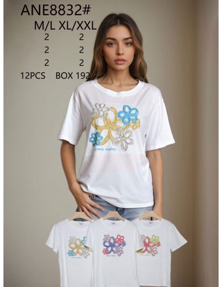 T-shirt à imprimé floral