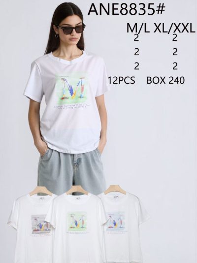 Maglietta con piuma "M" 2