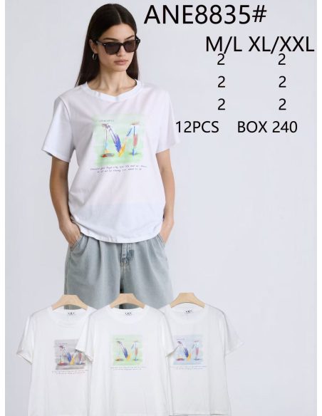 Maglietta con piuma "M"