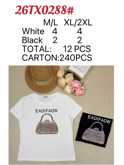 Camiseta bolso brillo 2