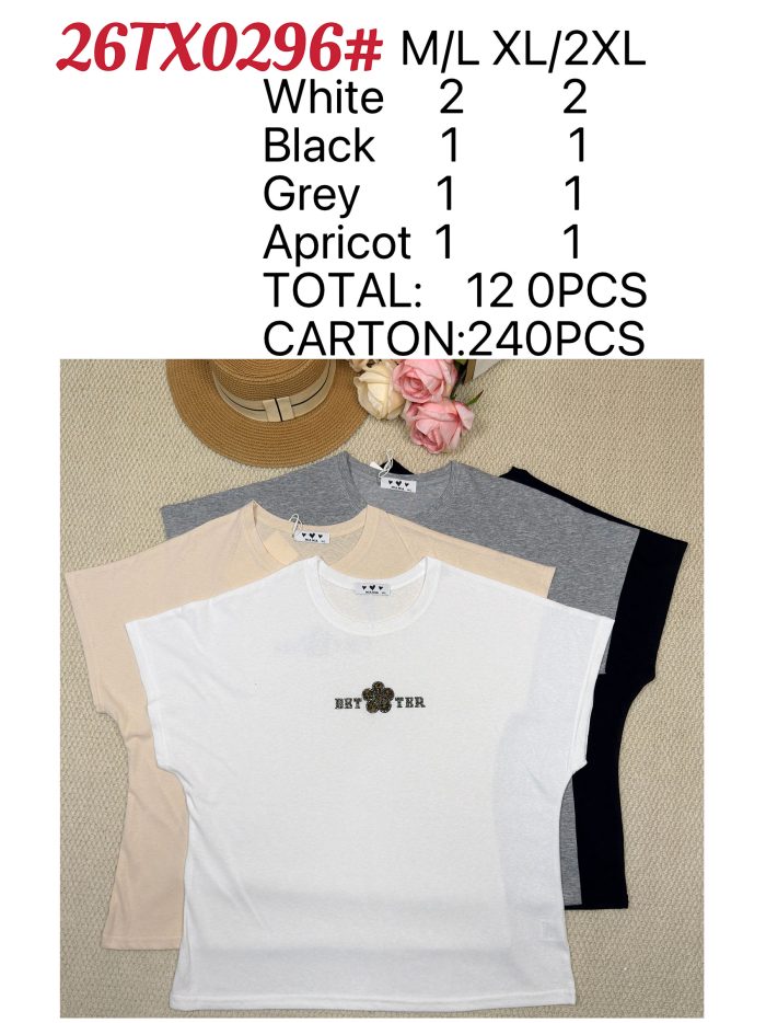 Camiseta better strass