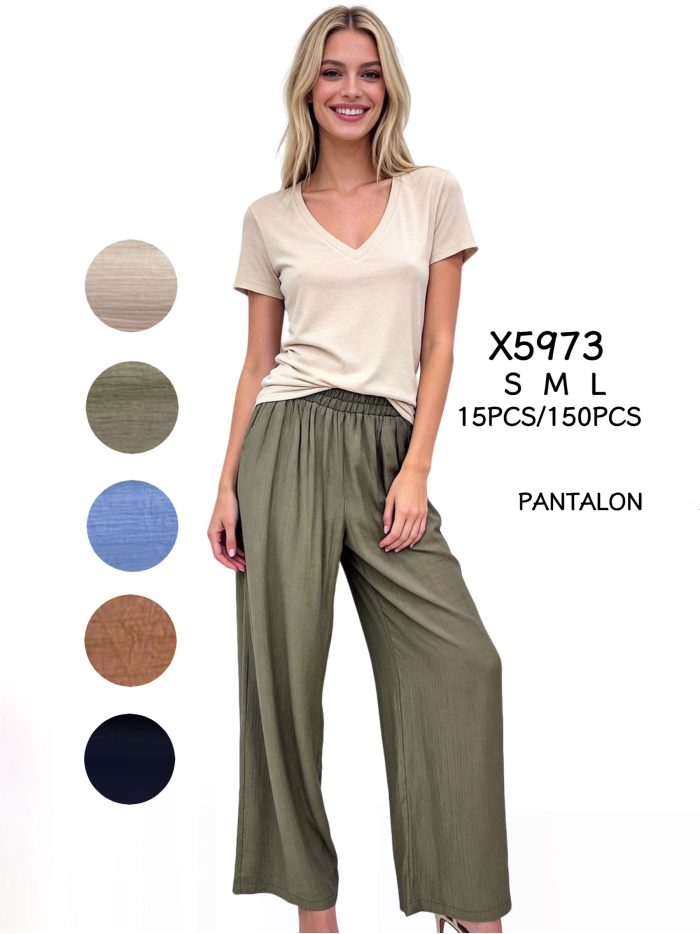 Pantalón cintura elástica