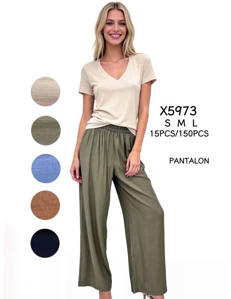 Pantalón cintura elástica