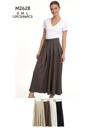 Falda midi plisada 2