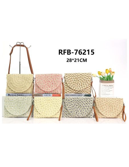 sac bandoulière en raphia style enveloppe