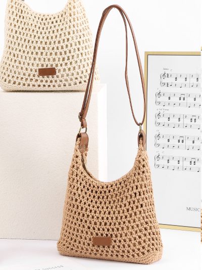 Bolso bandolera crochet calado