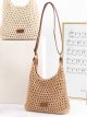 Bolso bandolera crochet calado