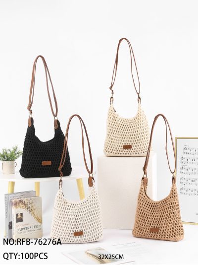 Bolso bandolera crochet calado 2
