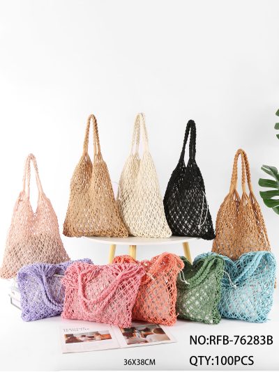 Bolso tote de red macramé 2
