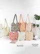 Bolso tote de crochet patchwork