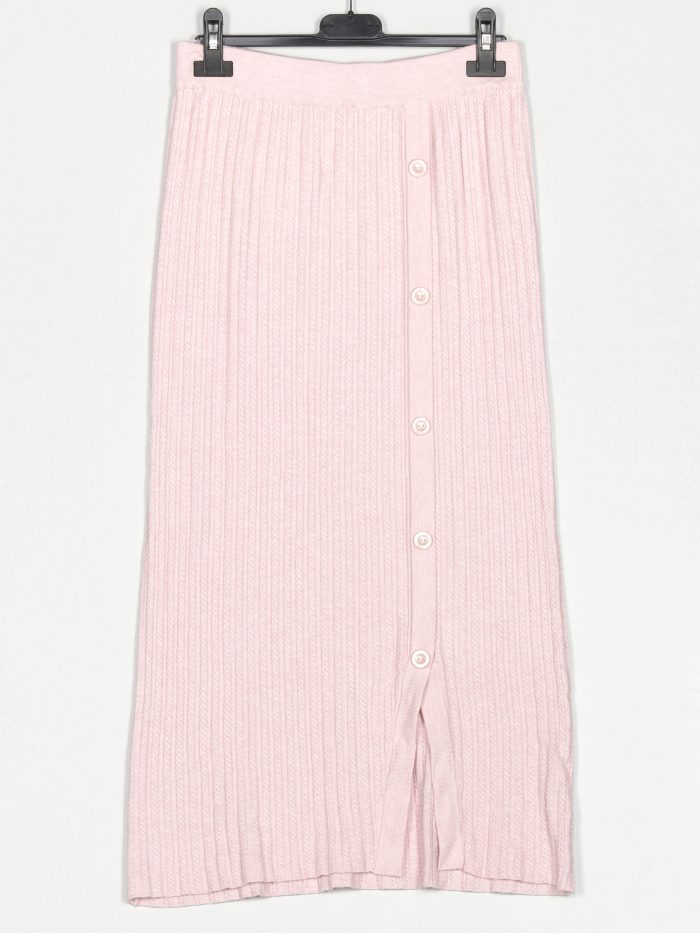 Strickrock mit Knopfleiste