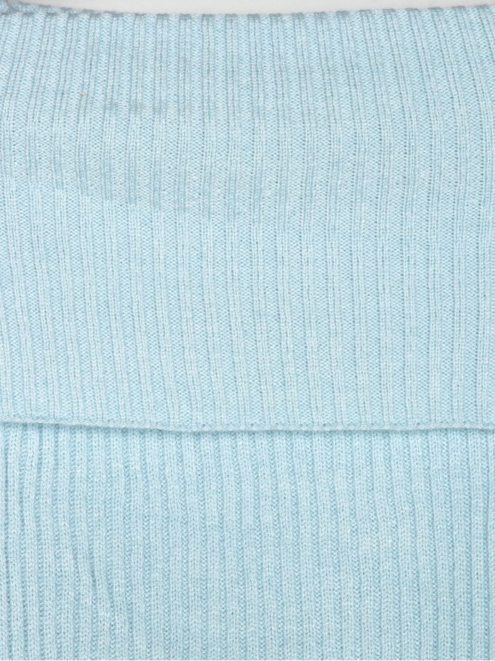 Vestido canalé palabra de honor