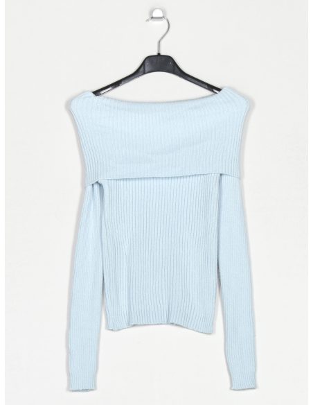 Malha canelada sem alças