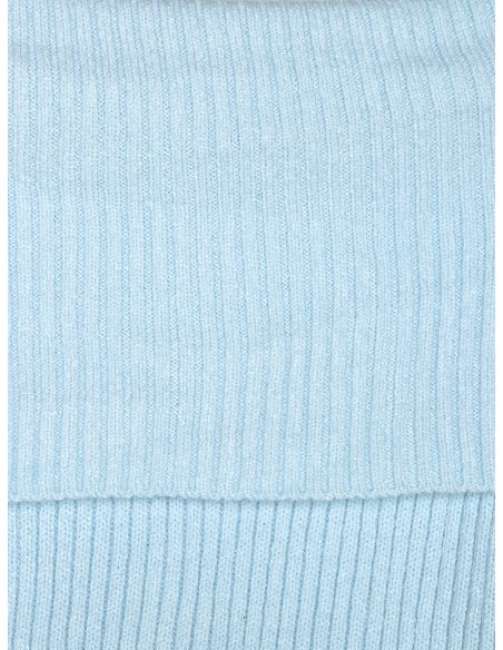 Malha canelada sem alças