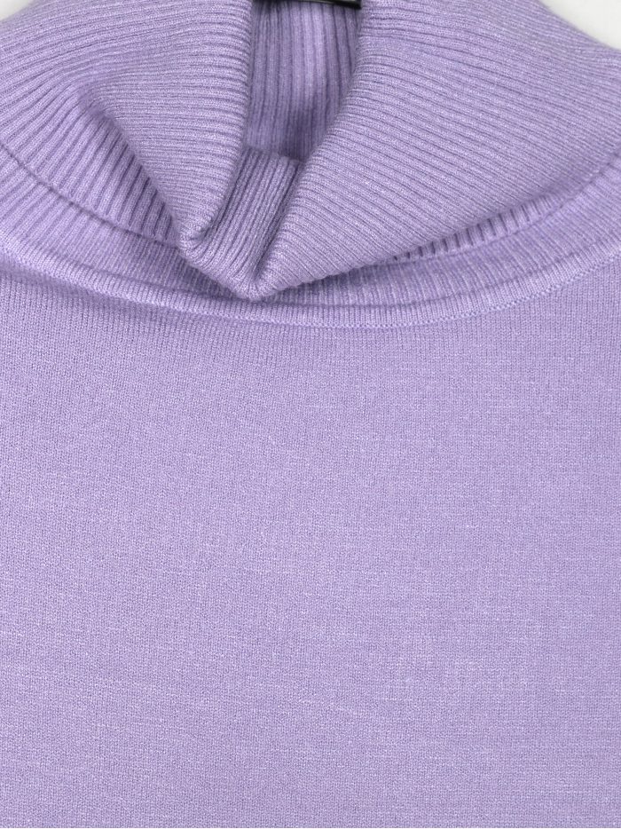 Jersey básico cuello vuelto