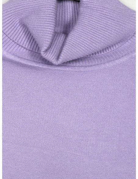 Jersey básico cuello vuelto