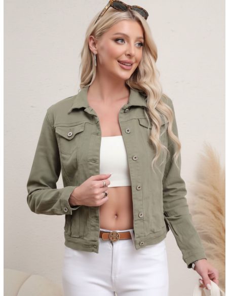 Einfache Jeansjacke