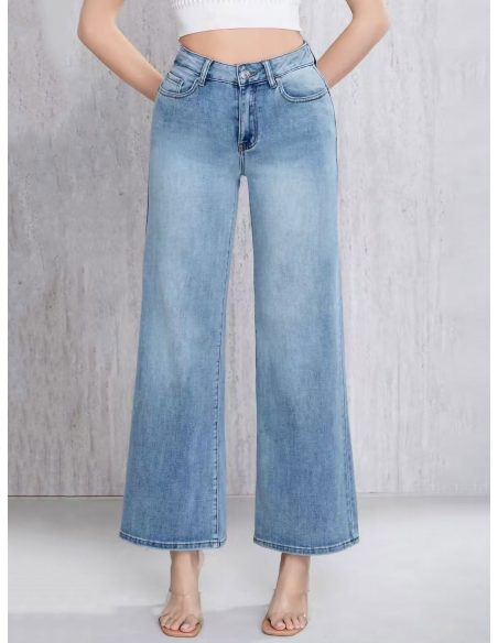 jeans à jambes larges