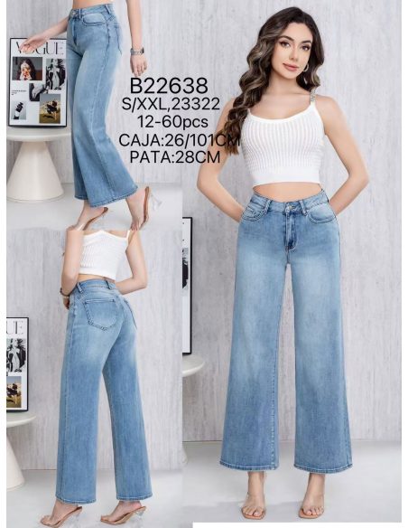 jeans à jambes larges