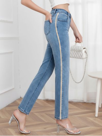 Jeans detalle banda lateral